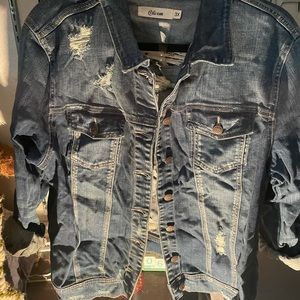 Ripped Jean jacket 3XL